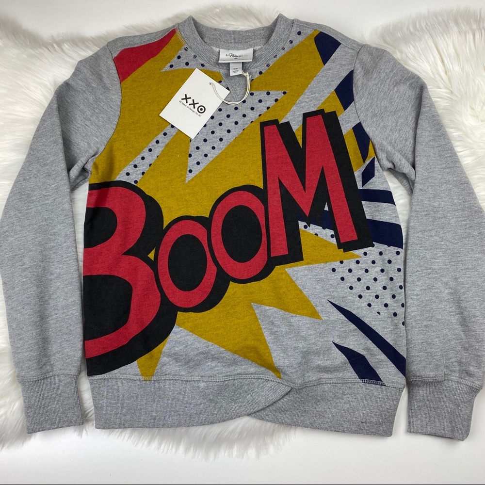 Phillip Lim BOOM Graphic Sweatshirt Sweater XS